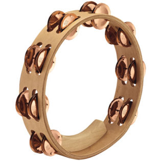 Meinl 10" Artisan Edition Double Row Tambourine - Bronze Jingles