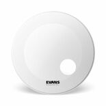 Evans EQ3 Resonant Coated White Bass Drumhead Alternate Picture
