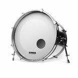 Evans EQ3 Resonant Coated White Bass Drumhead Alternate Picture