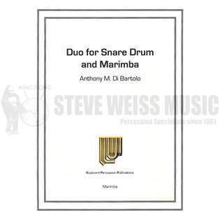 Di Bartolo-Duo for Snare Drum and Marimba (2S)-2M/SD