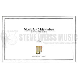 Dibartolo-Music for 5 Marimbas (SP)-5M OS