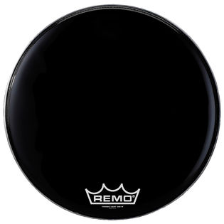 Remo Powermax 2 Marching Bass Drum Head - Ebony