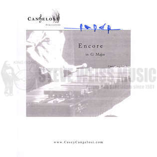 Cangelosi - Encore In G Major Marimba Solo