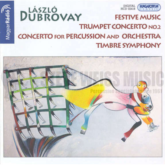 Festive Music/Percussion Concerto by Dubrovay Steve Weiss Music