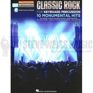 Hal Leonard-Classic Rock Playalong for Keyboard Perc. (Audio Access Included)