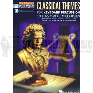 Hal Leonard-Classical Themes Playalong for Mallet Perc. (Audio Access Included)