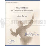 Larson-Statement for Timpani & Wind Ensemble (SP)-5T/Wind ens.