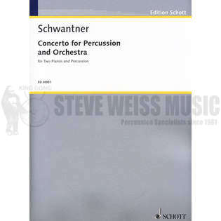 Concerto for Percussion and Orchestra (reduction for two