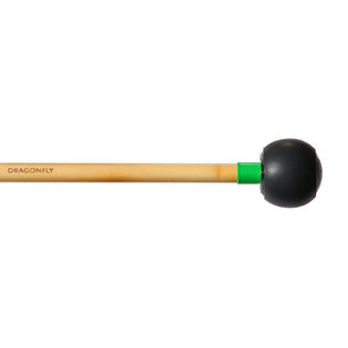 Dragonfly Percussion 1" Black Celeste Mallet, Rattan
