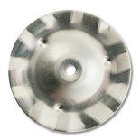 Grover 10" Projection-Plus Single Row Tambourine - Spanish Silver Fluted Alternate Picture