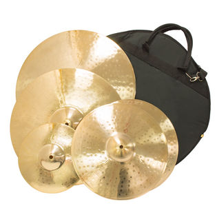 Weiss Traditional Cast Cymbal Pack 2 With Free Splash & Bag