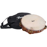 Pearl 10" Double Row Concert Tambourine - Copper & Brass Jingles