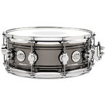 DW Design Series Black Nickel Over Brass Snare Drum - 14x5.5