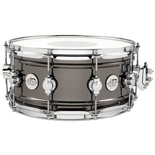 DW Design Series Black Nickel Over Brass Snare Drum - 14x6.5
