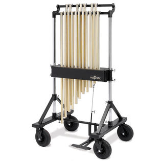 Majestic 1.5 Octave Brass Chimes on Quantum Field Frame - 1.25" Tube Diameter