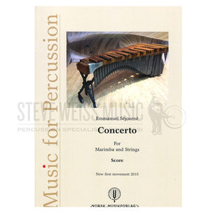 Sejourne-Concerto for Marimba & Orchestra  2015 FIRST MOVEMENT ONLY (Score)-M/Orch