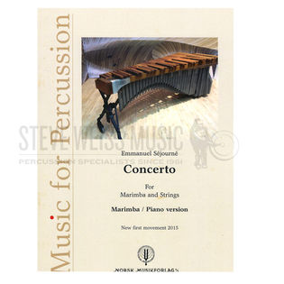 Sejourne-Concerto for Marimba & Orchestra  2015 FIRST MOVEMENT ONLY (SP)-M/PN Red.