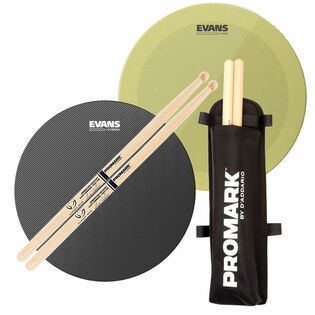 Evans Marching Snare Head bundle with Sticks & Quiver