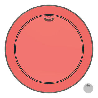 Remo Colortone Powerstroke P3 Batter Bass Drumhead -  Red