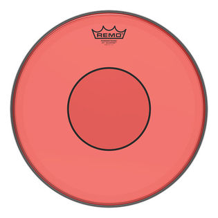 Remo Colortone Powerstroke 77 Snare Batter Head - Red