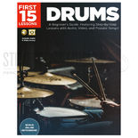 Arber-First 15 Lessons: Drums (Audio & Video Access Included)