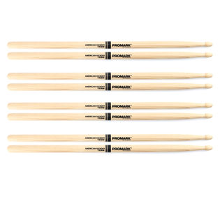 Promark TX5BW Classic Forward 5B Wood Tip Drumsticks - 4 Pack