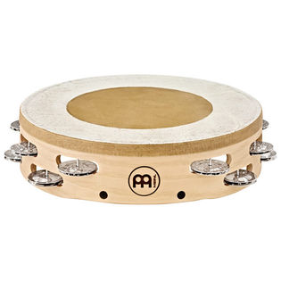 Meinl 10" Headed Artisan Edition Double Row Tambourine - Steel Jingles
