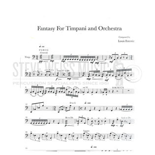 Forestieri-Fantasy for Timpani and Orchestra (Solo part w/accomp. CD)-5T/Orch.