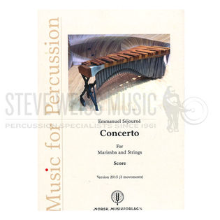 Sejourne-Concerto for Marimba & Orchestra 2015 version COMPLETE (Full score)-M/Orch.