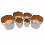 Remo Colortone Emperor Crimplock Marching Tenor Drum Head - Orange Alternate Picture