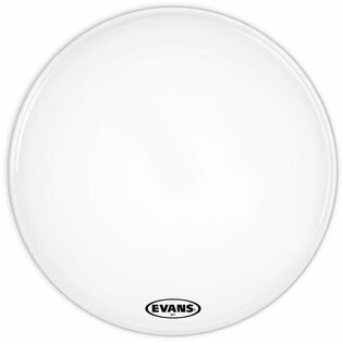 Evans 14" MS1 White Marching Bass Drum Head (Old Logo)