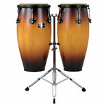 Gon Bops Fiesta Series Conga Sunburst Finish Set with Stand