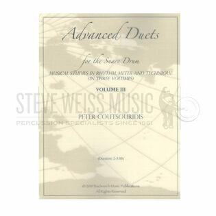 Coutsouridis-Advanced Duets for Snare Drum vol. III