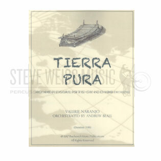 Naranjo-Tierra Pura Chamber Orchestra Version (SP)-Gyil/Orch. Solo part and orchestra study score ONLY