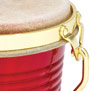 Blaze Red / Gold HW Matador Bongos