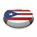 Remo Skyndeep R-Series Puerto Rican Flag Graphic Bongo Head