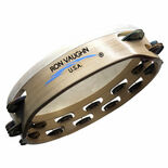 Ron Vaughn 10" Poplar Tambourine with T-10 Secco Fluted jingles