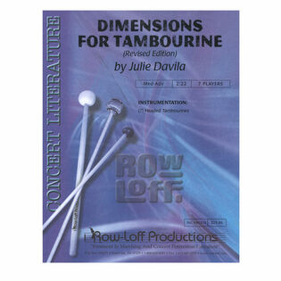 Davila, J.-Dimensions For Tambourine (Revised Edition) (SP)-7 tambourines