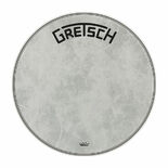 Gretsch 22" Fiberskyn Bass Drumhead with Broadkaster Logo