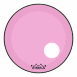 Remo 22" Powerstroke P3 Colortone Pink Bass Drumhead with Offset Hole