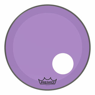 Remo Colortone Powerstroke P3 Resonant Bass Drumhead with Offset Hole - Purple