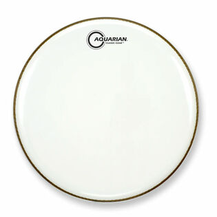 Aquarian 14" Classic Clear White Video Gloss Resonant Drum Head