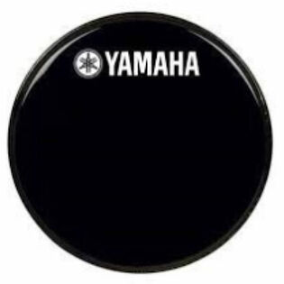 Yamaha Marching Bass Drum Logo Head - Ebony