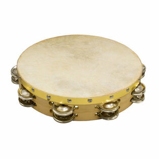 LP 10" Pro Double Row Headed Tambourine - Hybrid Jingles