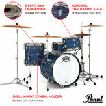 Pearl President Series Deluxe 3-Piece Shell Pack - 22" Bass Drum Alternate Picture