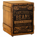 Pearl Vintage Style Crate Cajon - Coffee Graphic Finish