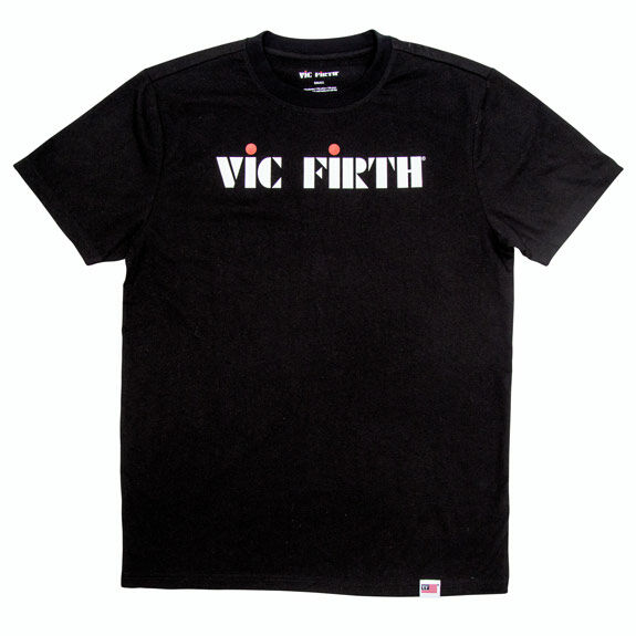 Vic Firth Black Logo T-Shirt – Soft Tri-Blend Tee, Relaxed Fit, Unisex Medium - View #13
