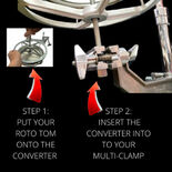 Creative Percussion Roto-tom Converter for Rack/Multi-Clamp Alternate Picture