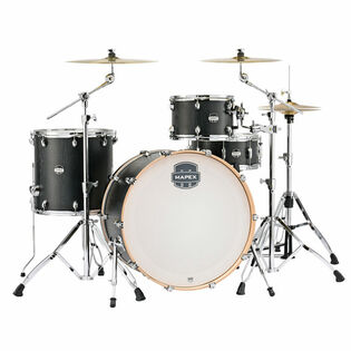 Mapex Mars 4-Piece Rock Shell Pack with FREE Floor Tom - Nightwood Finish