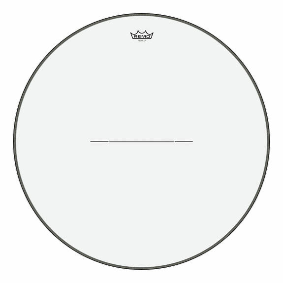 Remo Custom Clear Timpani Head Low Profile Steel Insert Steve Weiss